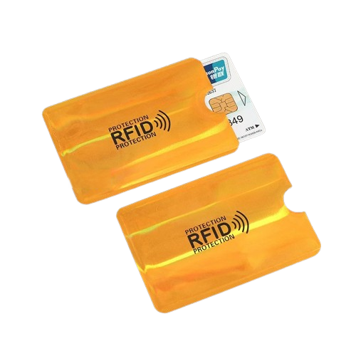 Etui souple anti RFID - Le Protecteur™ Jaune