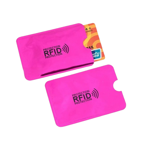 Etui souple anti RFID - Le Protecteur™ Rose