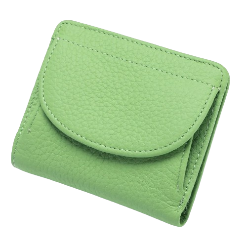 Porte-carte RFID porte-monnaie en cuir - L'Indispensable™ Vert