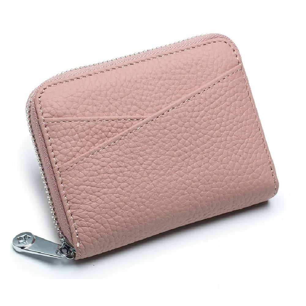 Porte-carte à fermeture éclair - L'Élégant™ Rose
