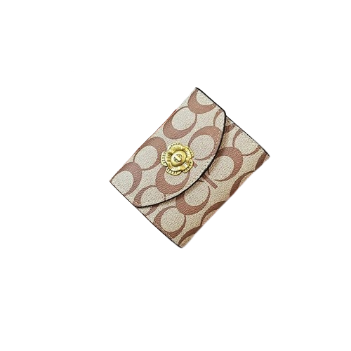Porte-carte design à motifs et fermeture à pression - Le Raffiné™