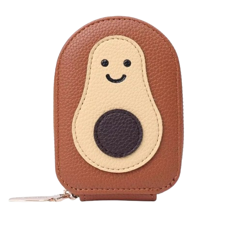 Porte-carte design avocat pour enfant en cuir PU - Le Junior™