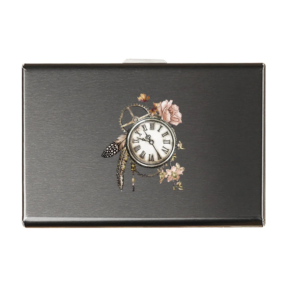 Porte-carte en métal motif plume - Le Protecteur™ Attrape-rêves