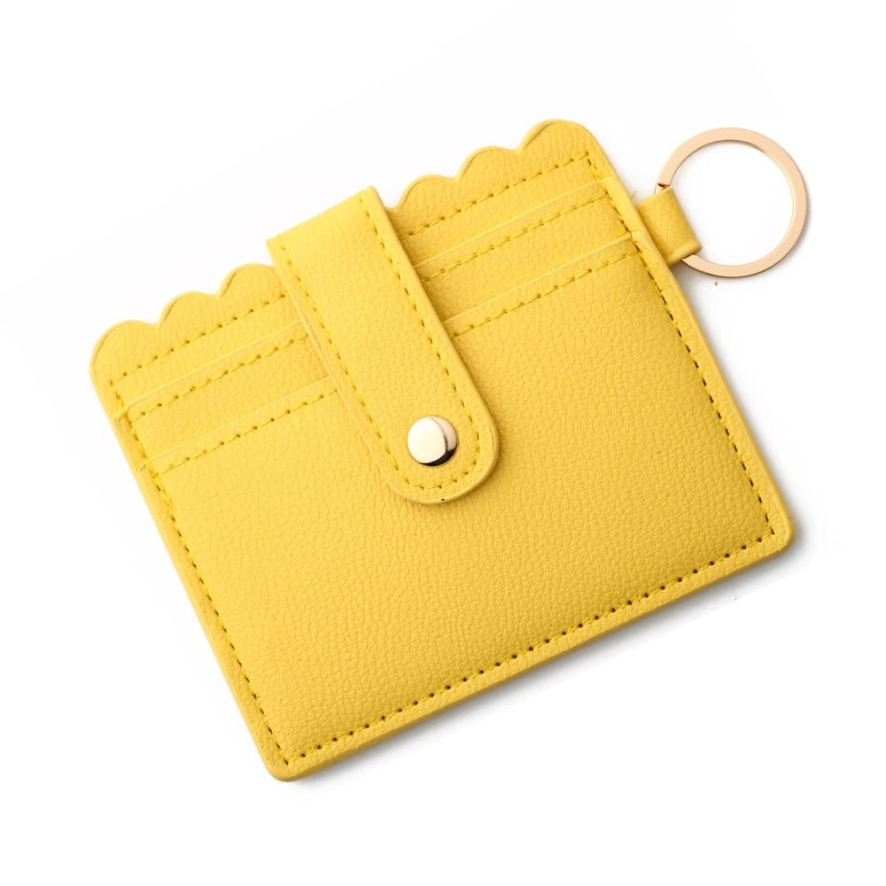 Porte-carte fin porte-clé - Le Fashionista™ Jaune