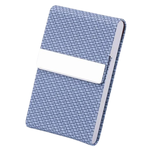 Porte-carte aimanté - Le Robuste™ Bleu effet Carbone