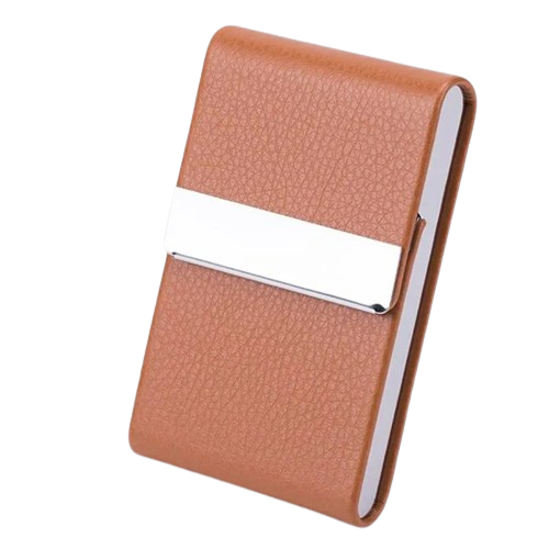 Porte-carte aimanté - Le Robuste™ Marron Grains