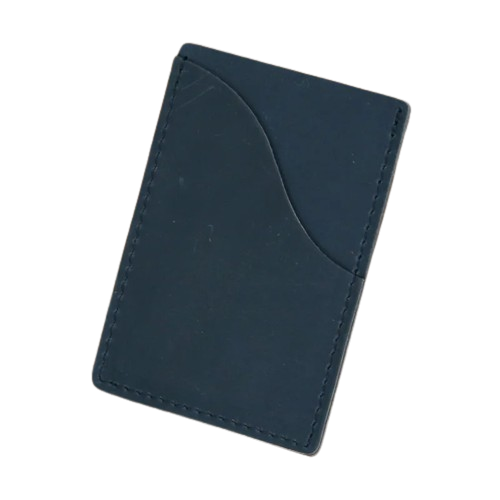 Porte-carte bancaire fin en cuir véritable - Le Minimaliste™ Noir