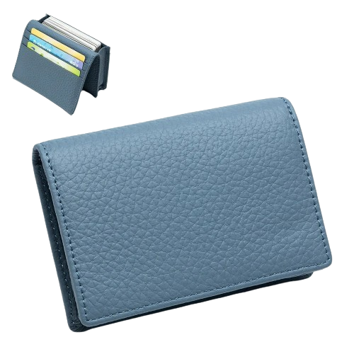 Porte-carte bancaires et cartes de visite - Le Professionnel™ Bleu Clair