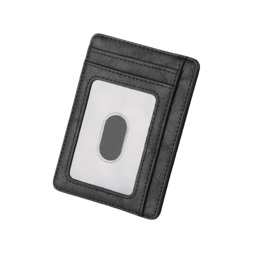 Porte-carte de crédit en simili cuir RFID - Le Minimaliste™ Verso