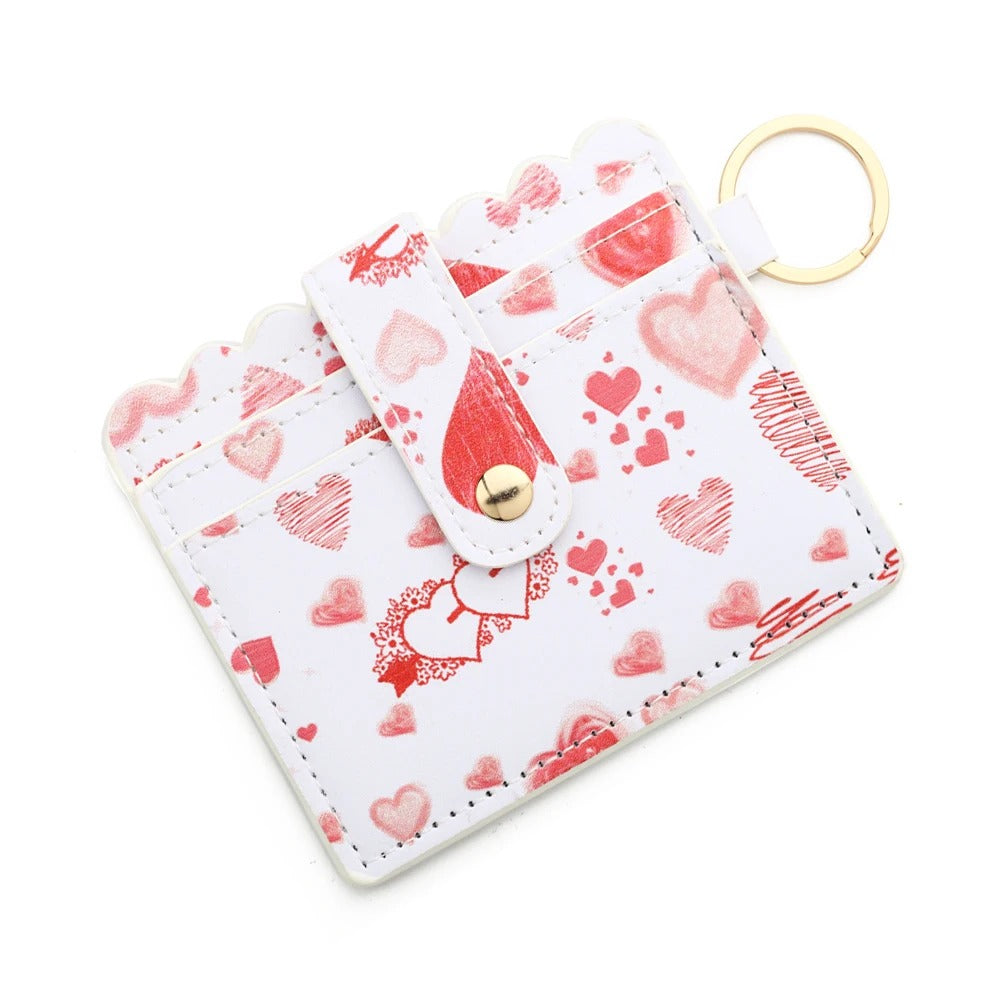 Porte-carte design - Le Fashionista™ Coeurs Rouges