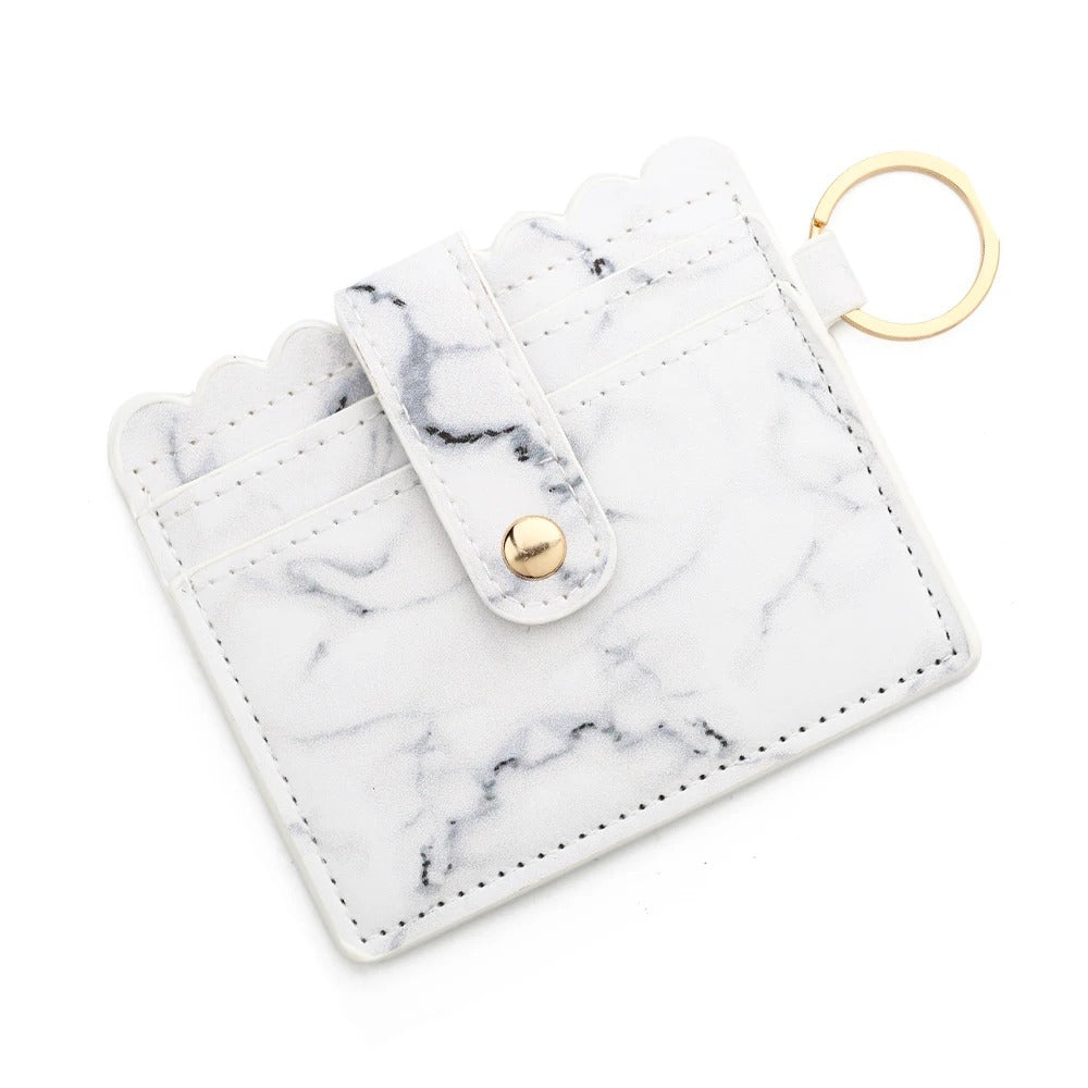 Porte-carte design - Le Fashionista™ Marbre Blanc