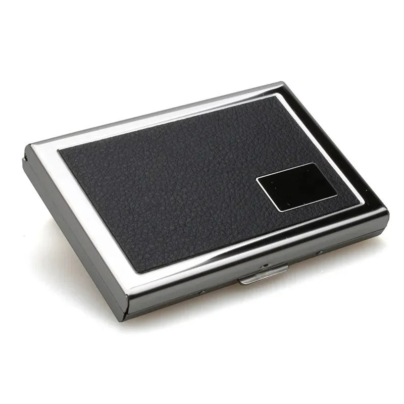Porte-carte design en métal anti-piratage - Le Robuste™ Noir