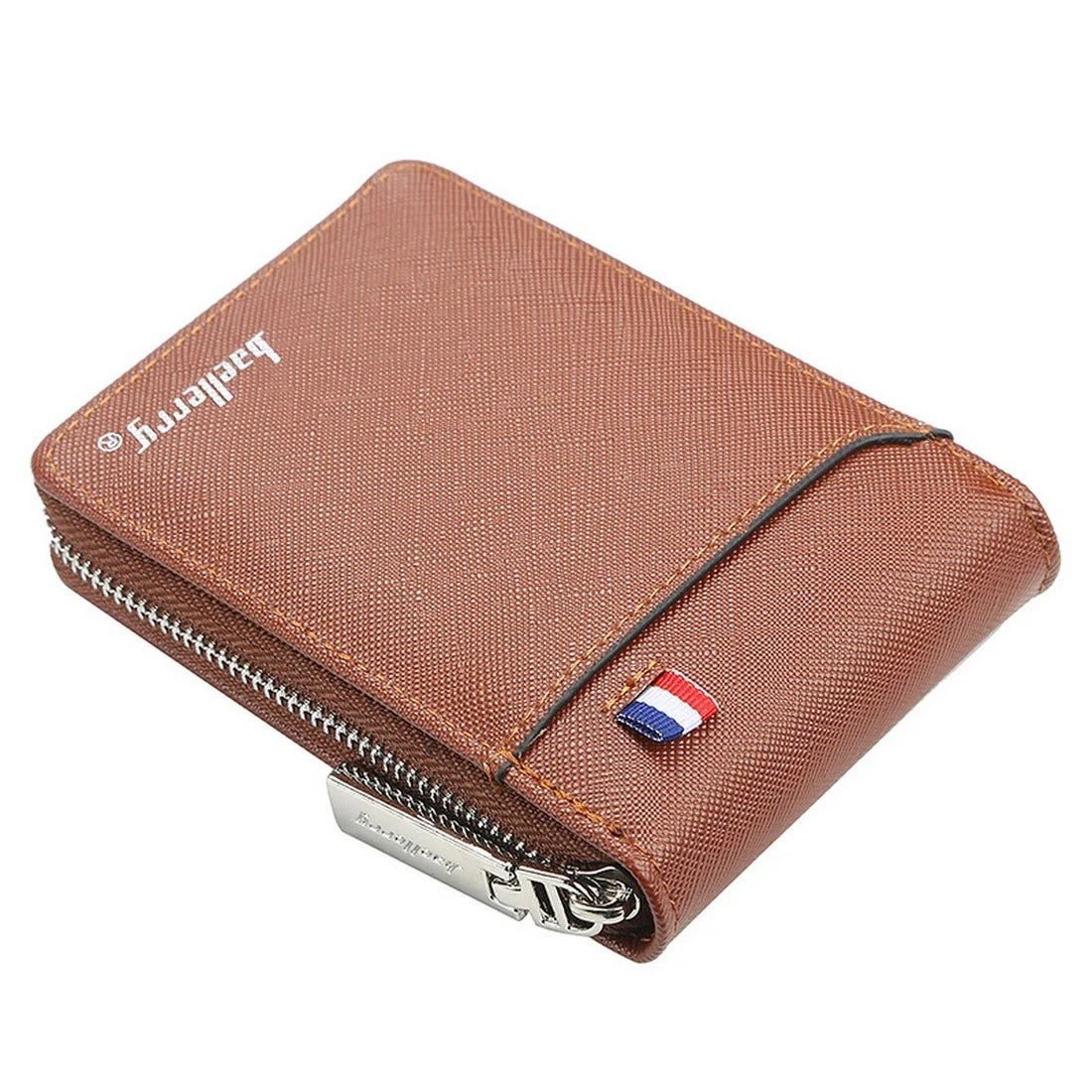 Porte-carte design zip - L'Indispensable™ Marron