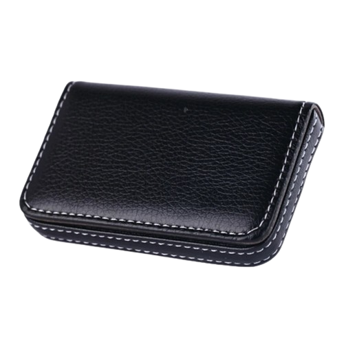 Porte-carte de visite en simili cuir - Le Business™ Noir