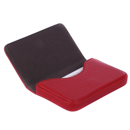 Porte-carte de visite en simili cuir - Le Business™ Ouvert