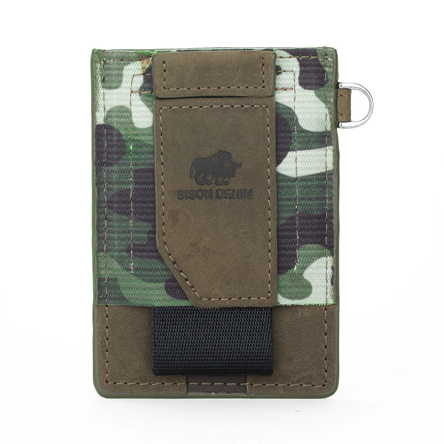 Porte-carte de voyage en cuir véritable - L'Aventurier™ Camouflage Militaire