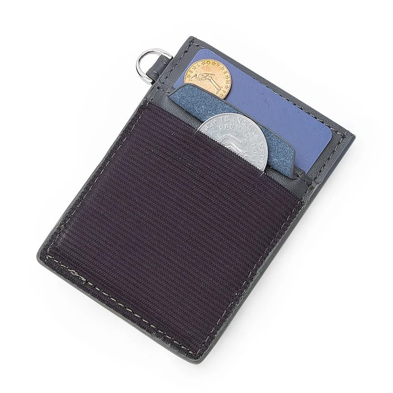 Porte-carte de voyage en cuir véritable - L'Aventurier™ Verso
