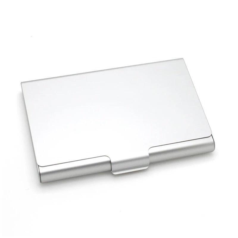 Porte-carte en aluminium - Le Robuste™ Argent