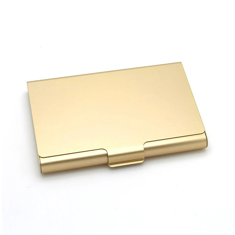 Porte-carte en aluminium - Le Robuste™ Champagne
