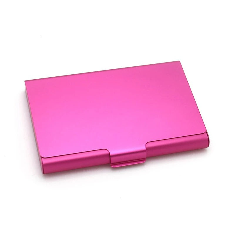 Porte-carte en aluminium - Le Robuste™ Fuchsia