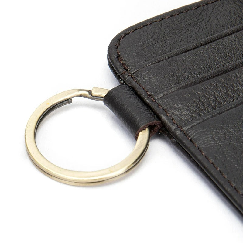 Porte-carte en cuir véritable - Le Minimaliste™ Porte-Clé