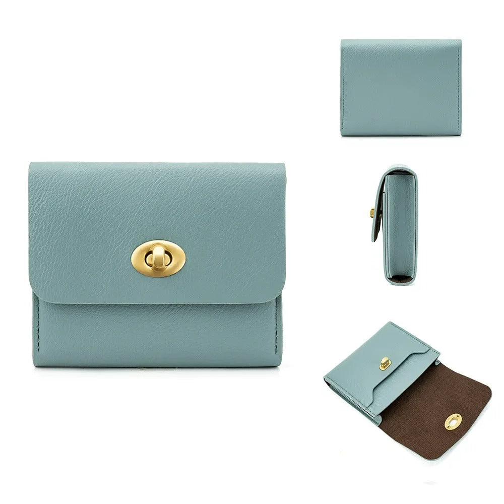 Porte-carte en simili cuir - Le Classique™ Bleu Ciel