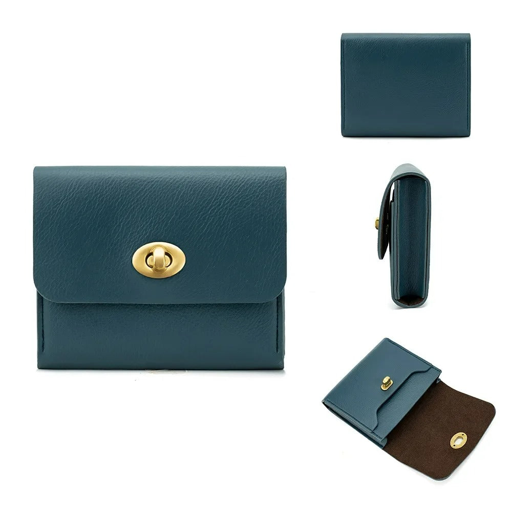 Porte-carte en simili cuir - Le Classique™ Bleu Foncé