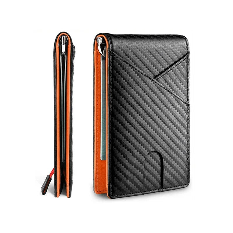Porte-carte fin anti-piratage - Le Classique™ Orange