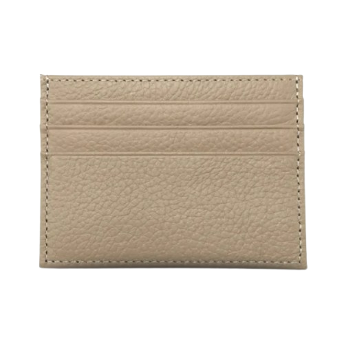 Porte-carte fin en cuir véritable - Le Minimaliste™ Crème