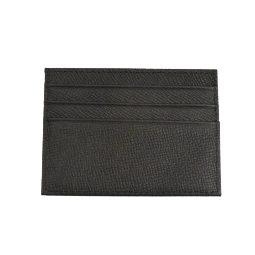 Porte-carte fin en cuir véritable - Le Minimaliste™ Noir 2