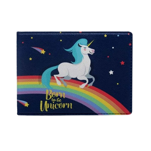 Porte-carte fin imprimé - Le Fashionista™ Licorne 1