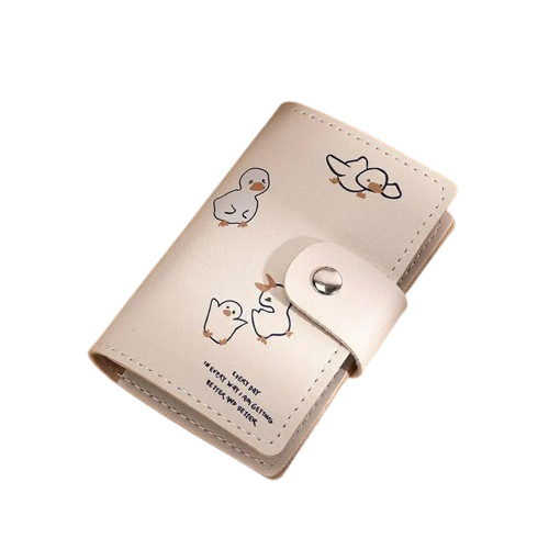 Porte-carte imprimés animaux fermeture à pression - Le Fashionista™