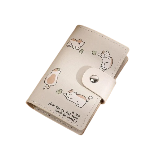 Porte-carte imprimés animaux fermeture à pression - Le Fashionista™