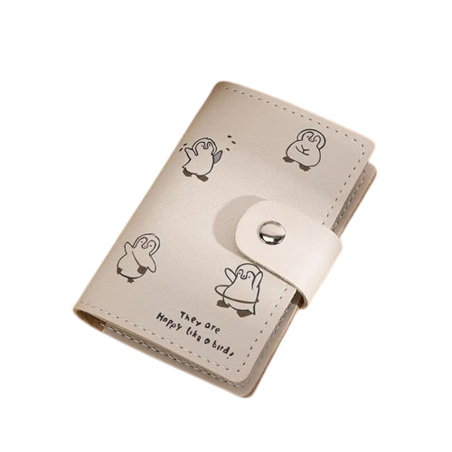 Porte-carte imprimés animaux fermeture à pression - Le Fashionista™