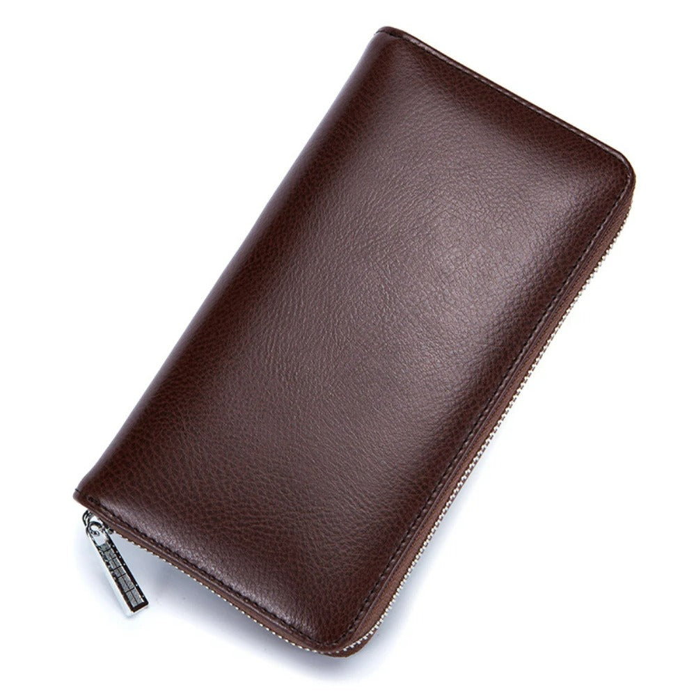 Porte-carte long à zip - L'Indispensable™ Café