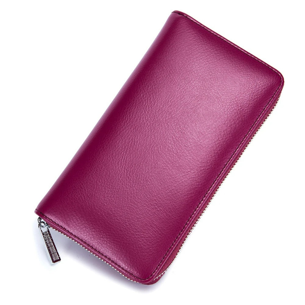 Porte-carte long à zip - L'Indispensable™ Violet