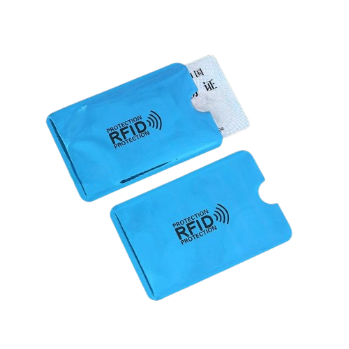 Etui souple anti RFID - Le Protecteur™ Bleu