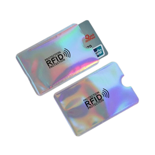 Etui souple anti RFID - Le Protecteur™ Reflets Multicolores