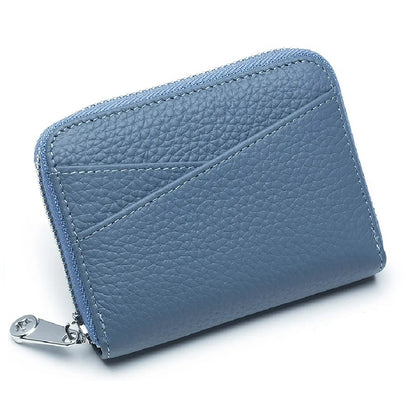 Porte-carte à fermeture éclair - L'Élégant™  Bleu