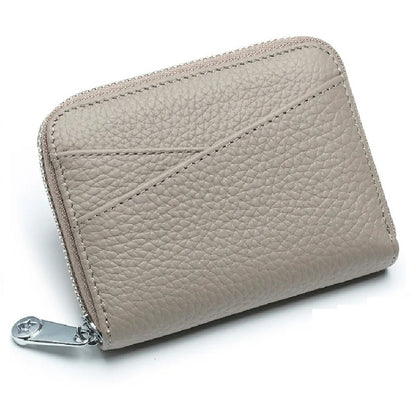 Porte-carte à fermeture éclair - L'Élégant™ Gris