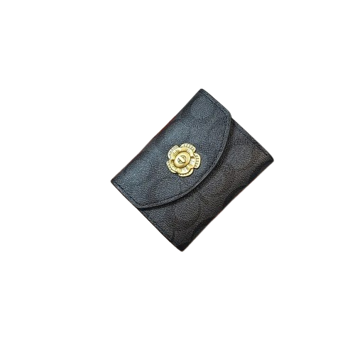 Porte-carte design à motifs et fermeture à pression - Le Raffiné™