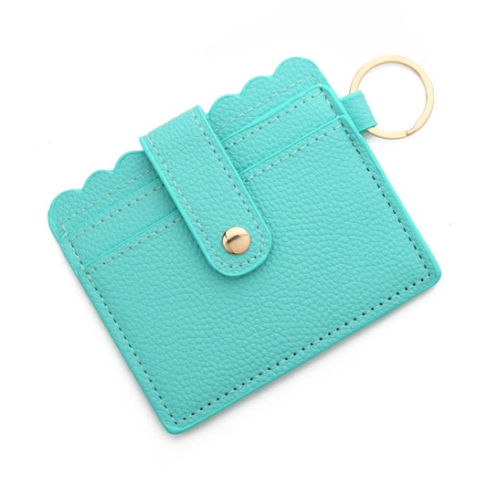 Porte-carte fin porte-clé - Le Fashionista™ Bleu Ciel