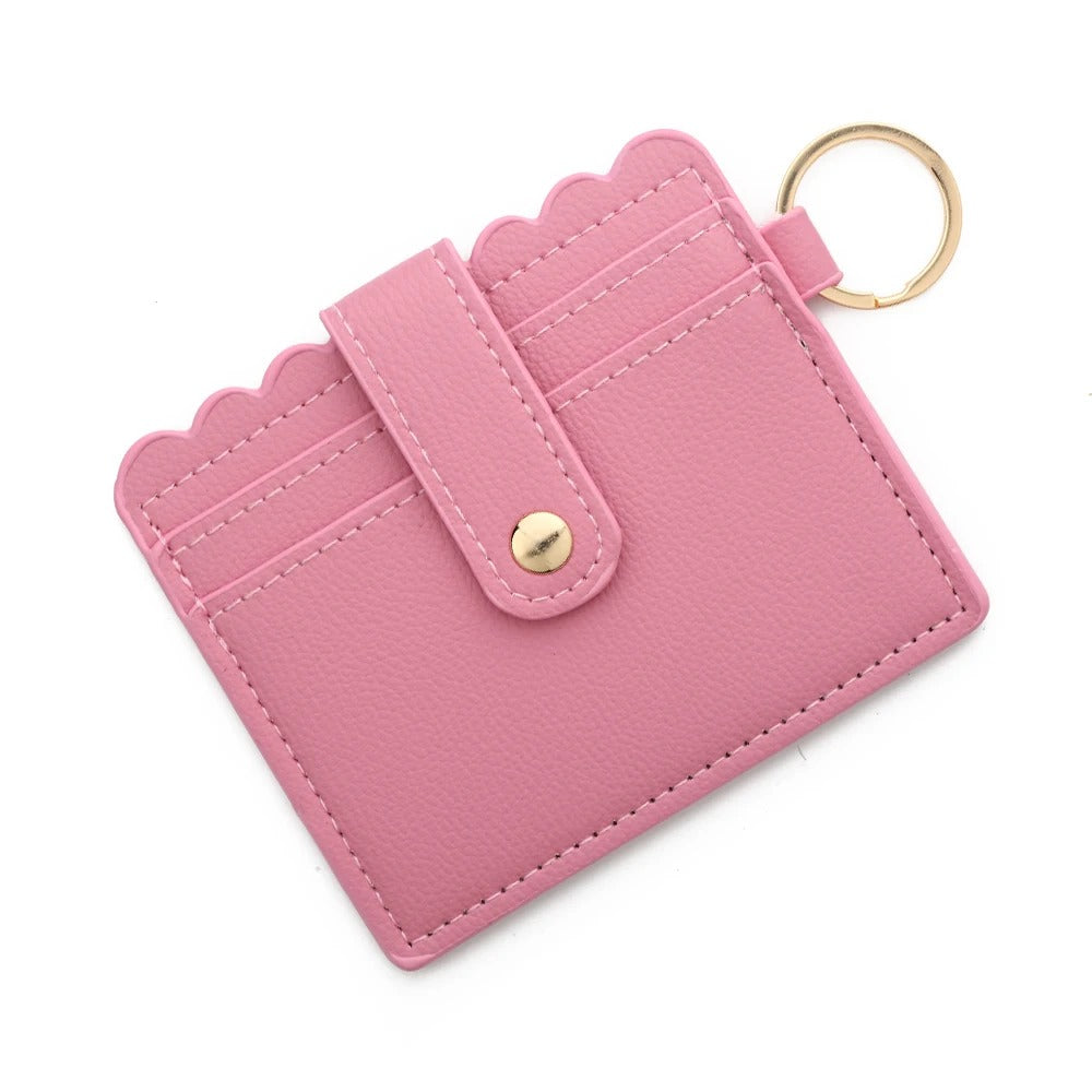 Porte-carte fin porte-clé - Le Fashionista™ Fuchsia