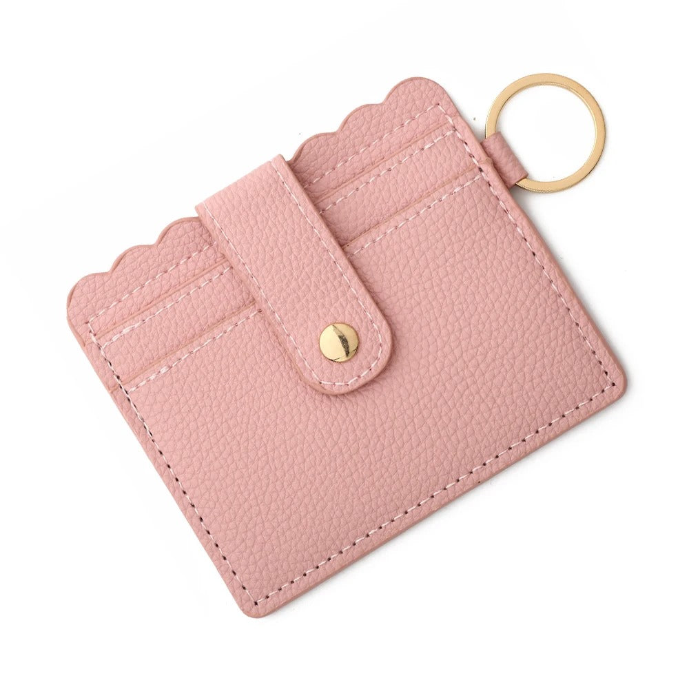 Porte-carte fin porte-clé - Le Fashionista™ Rose