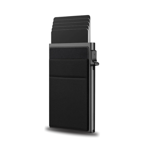 Porte-carte anti-piratage en métal - Le Protecteur™ Noir