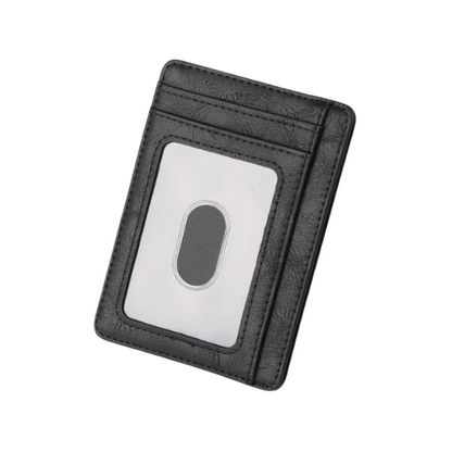 Porte-carte de crédit en simili cuir RFID - Le Minimaliste™ Verso