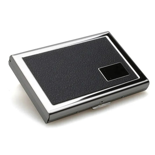 Porte-carte design en métal anti-piratage - Le Robuste™ Noir