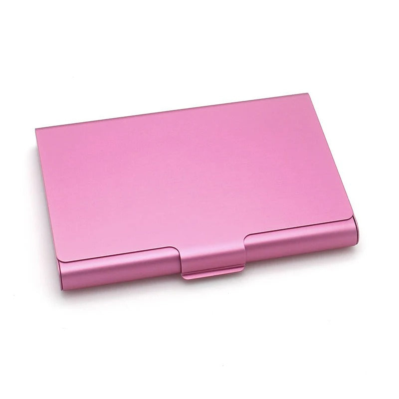 Porte-carte en aluminium - Le Robuste™ Rose