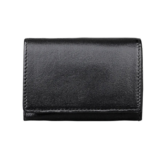 Porte-carte en cuir avec porte-monnaie - Le Classique™ Fermé