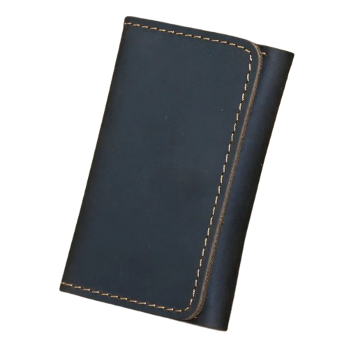 Porte-carte en cuir véritable - Le Business™ Marron Foncé